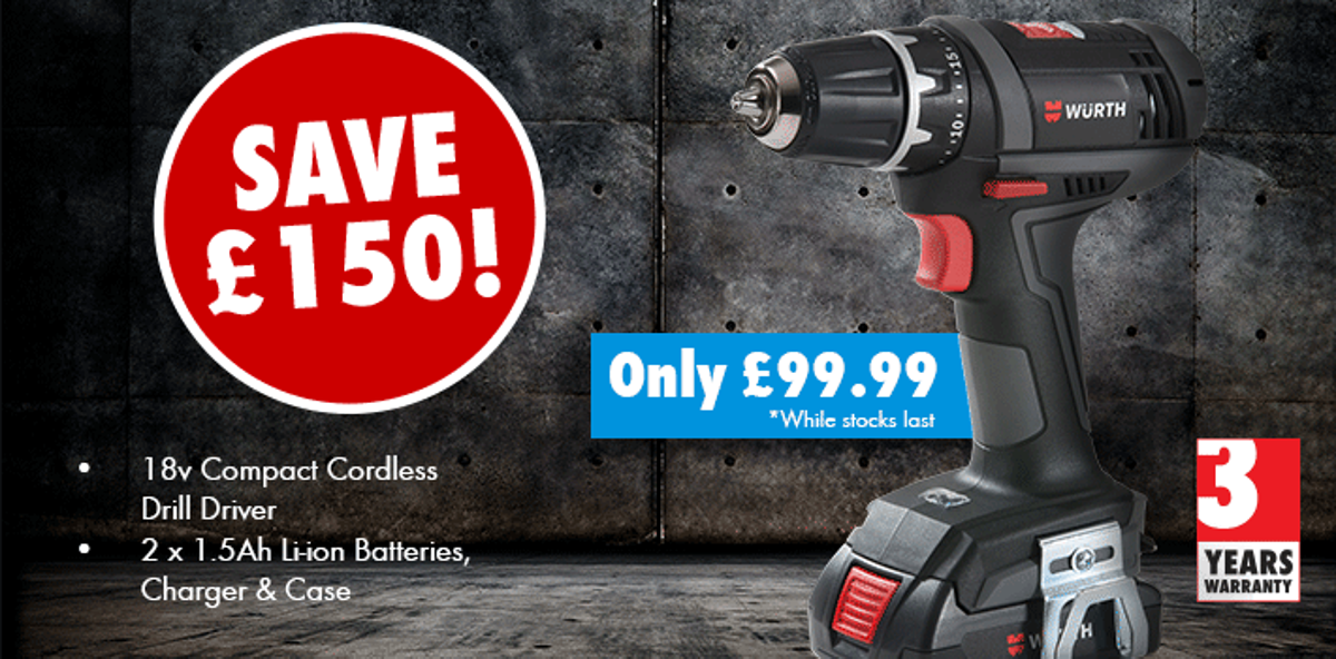 Compact Cordless Drill Driver Offer