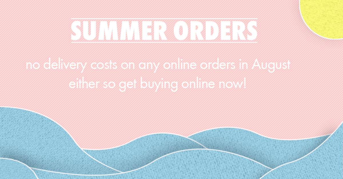 August Free Delivery