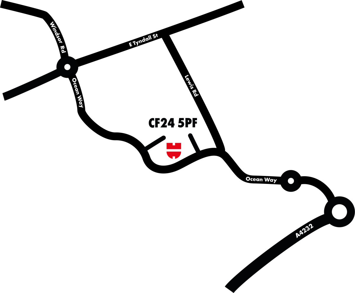 Cardiff Map