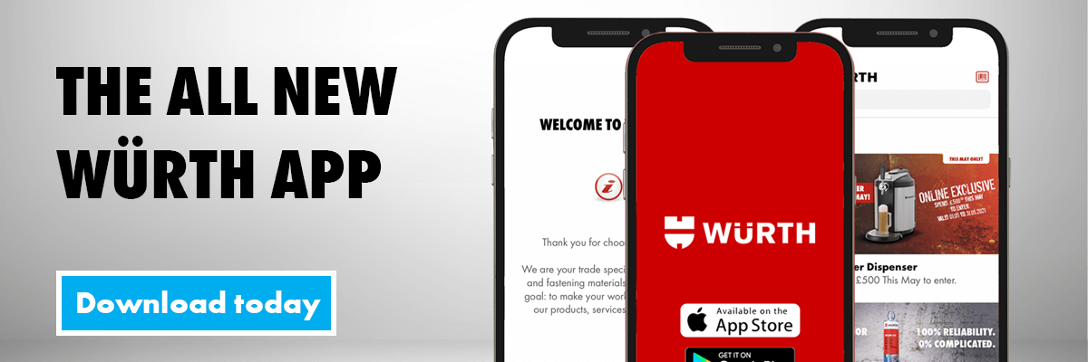Download the new Würth UK mobile app on iOS and Android!