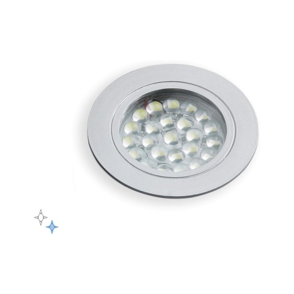 recessed round light