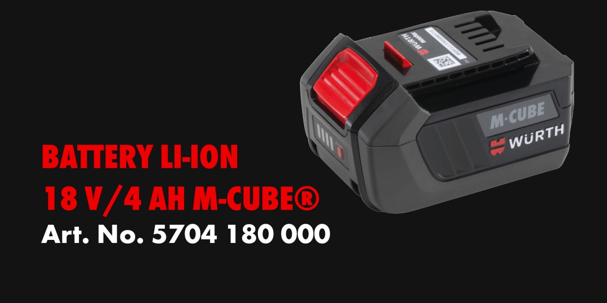 Battery Li-Ion 18v 4Ah M-CUBE