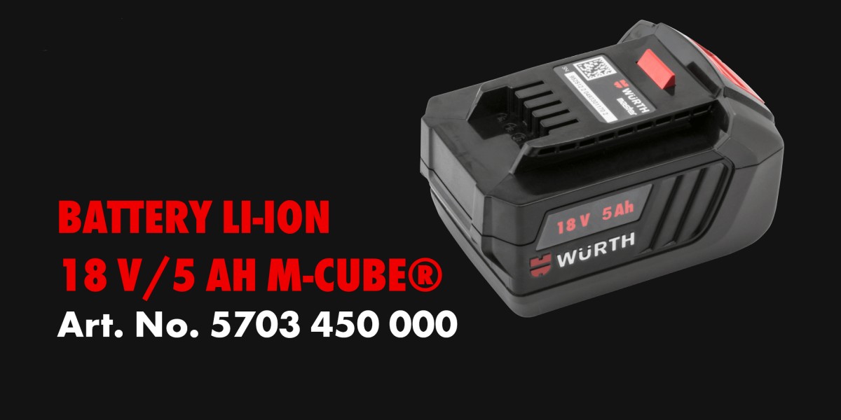 Battery Li-Ion 18v 5Ah M-CUBE