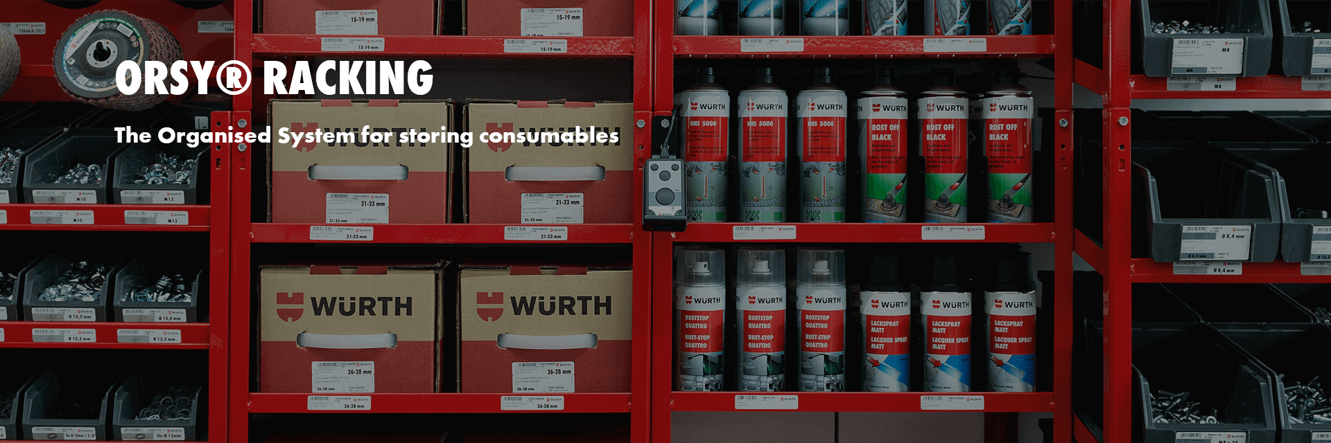 ORSY®Racking: Storage Solution from Würth - Würth UK Ltd.