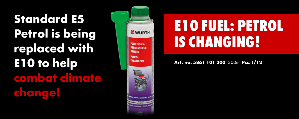 Protect E10 petrol vehicles with Petrol Performance Improver from Würth UK
