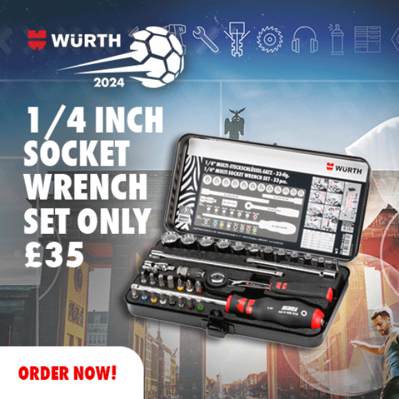 MULTI-SOCKET WRENCH 1/4 INCH ASSORTMENT OF 33 PIECES