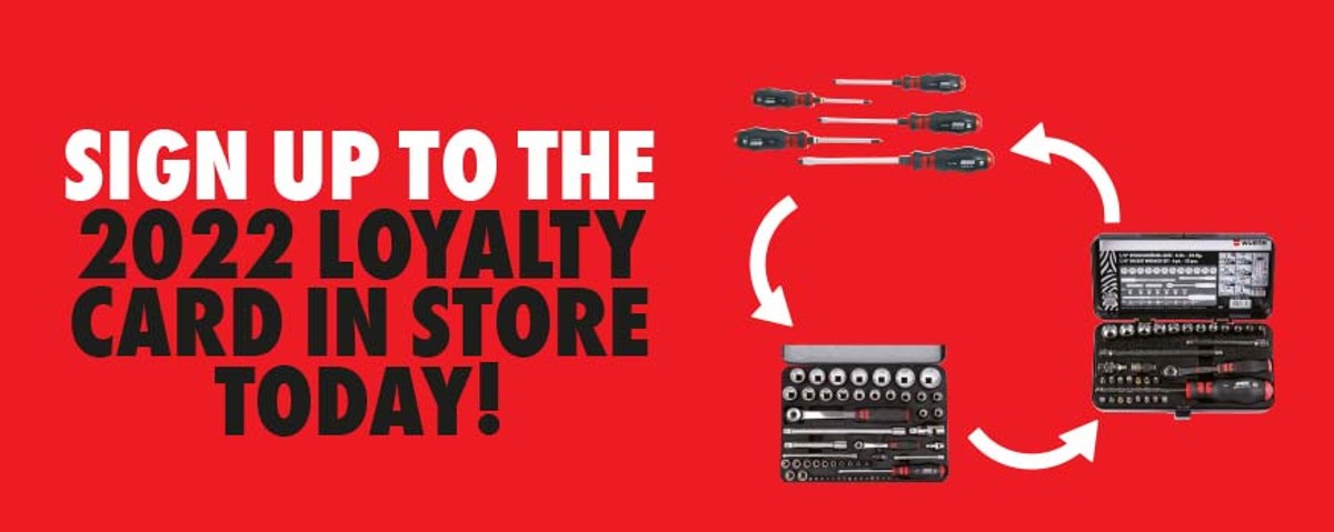 Register for your 2022 Würth UK Loyalty Card