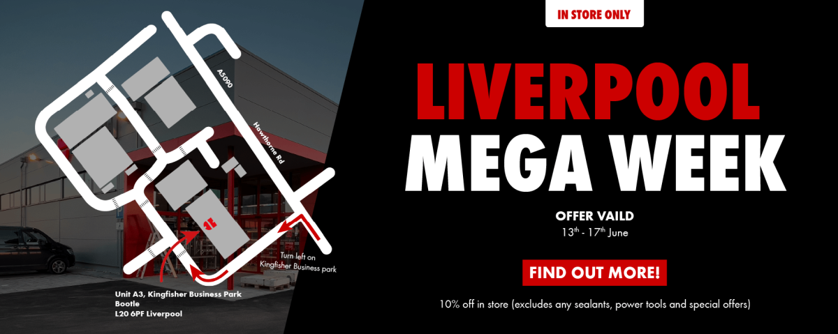 Don't Miss Mega Week at our Liverpool trade store!